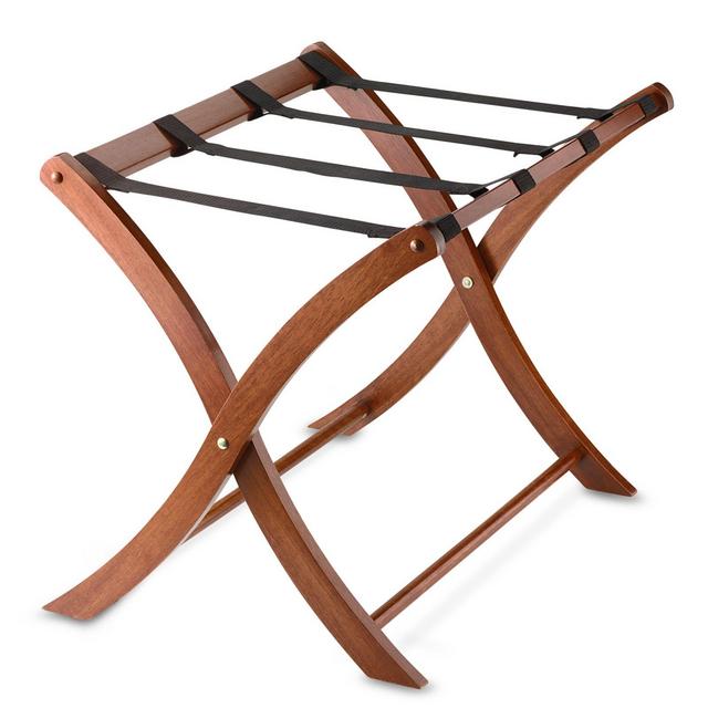 Solid Wood Luggage Rack