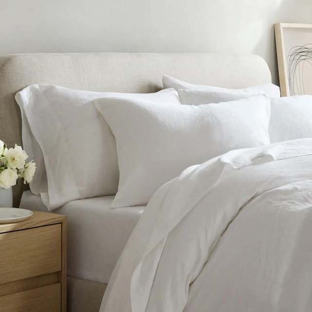 European Linen Duvet Cover Set - King/Cal King