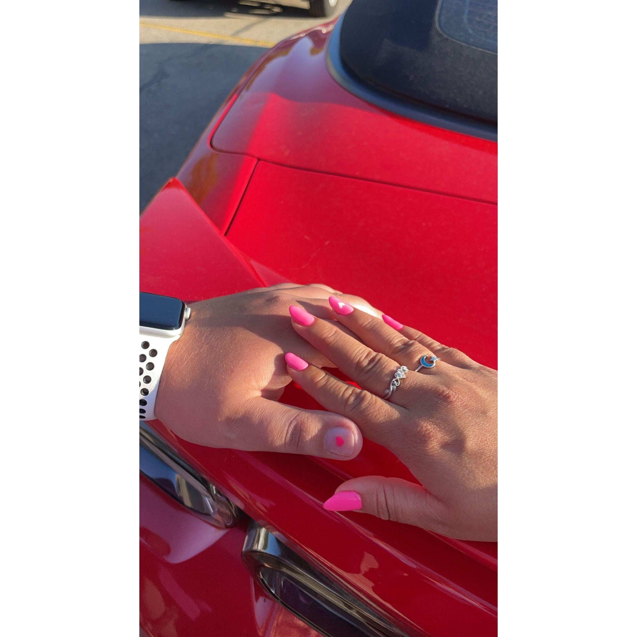 Getting out nails done together <3