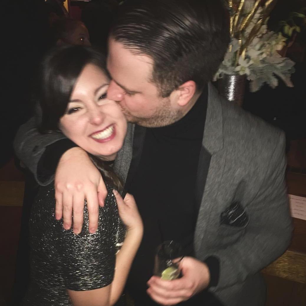 Our first work kick-off party as a couple
