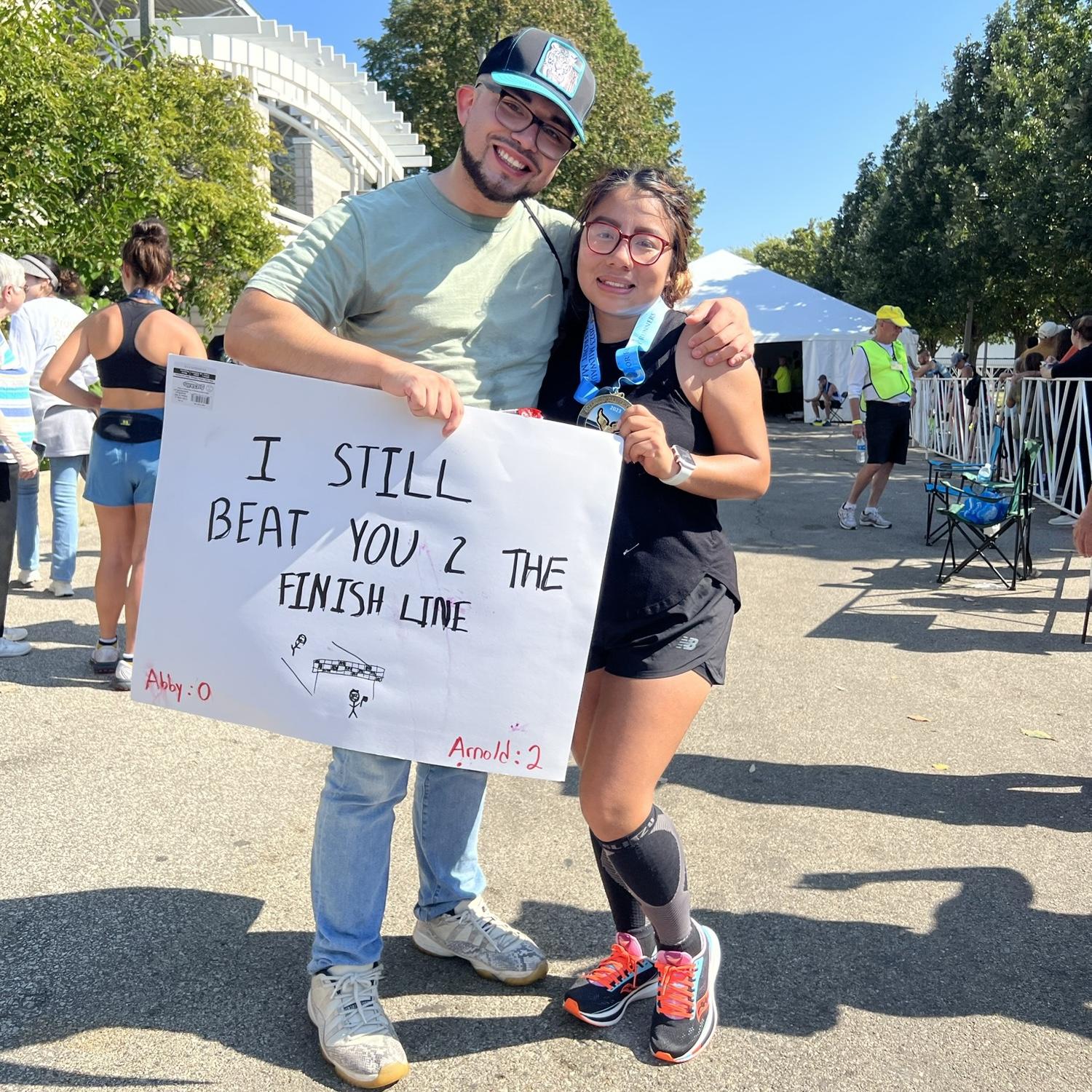 Abby's second marathon