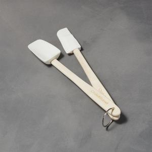2-Piece Mini Silicone Spatula-Spoon Set