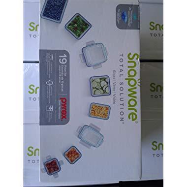 Snapware Airtight & Leakproof Pyrex Glass Food Keeper Set (19-Piece Set)