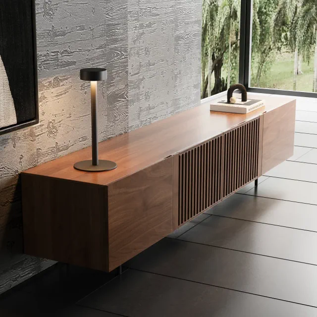 Luck Live Modern 94.48" TV Stand and Media Console & Entertainment Centers with Large Storage Space