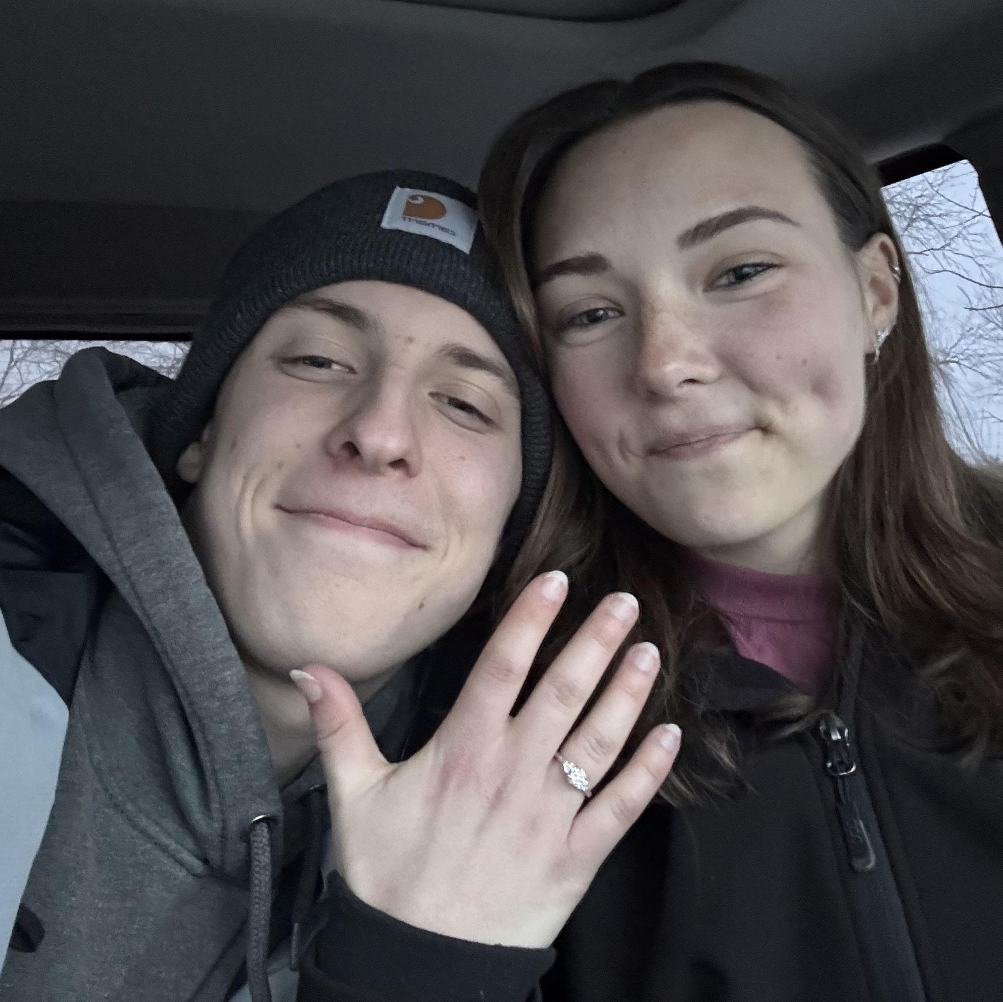 He proposed at Turkey Hill on January 6th, 2026
