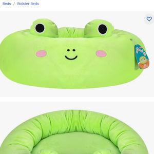 SQUISHMALLOWS JPT Wendy The Frog Cat & Dog Bed, Green, Large - Chewy.com