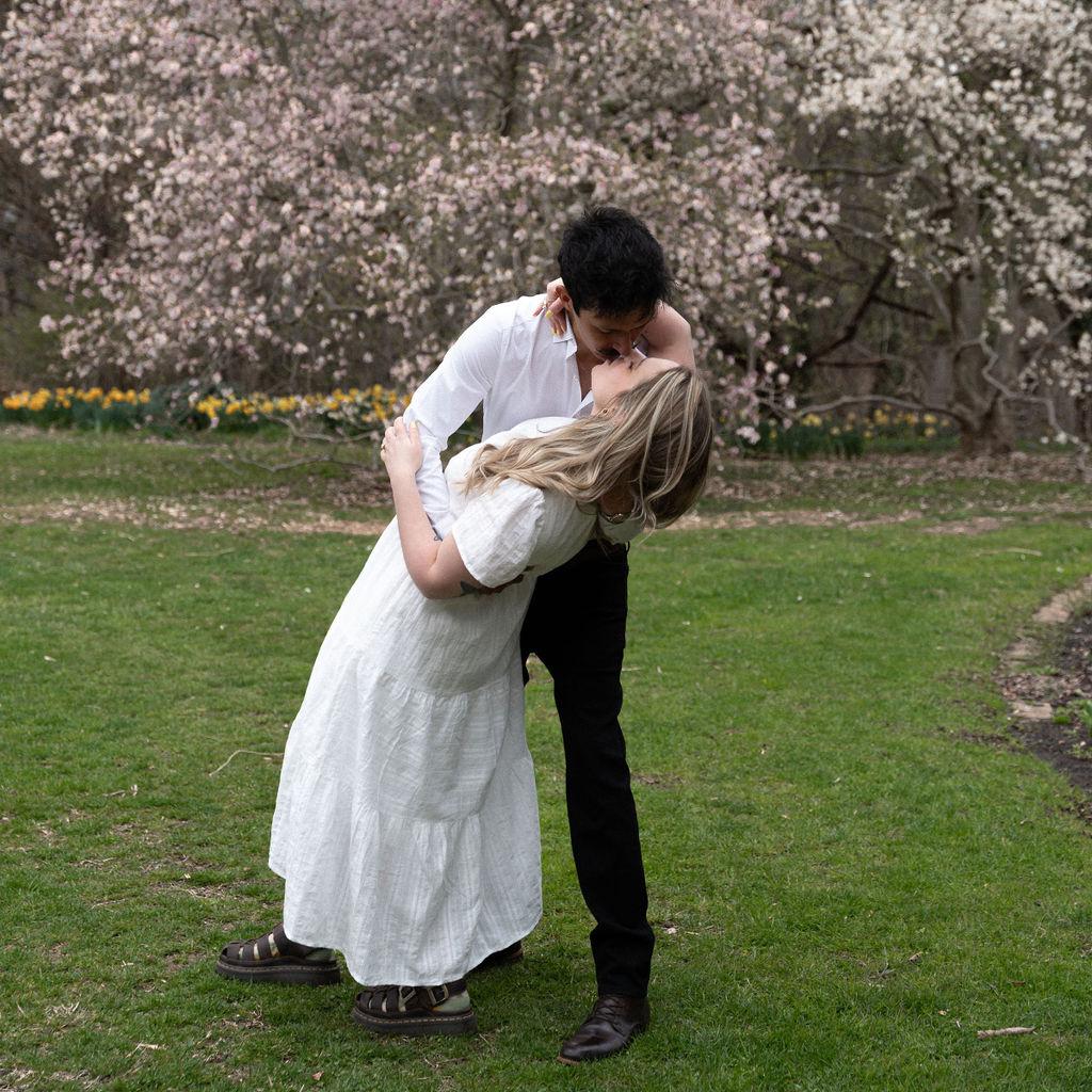 Engagement photo shoot, April 2025.