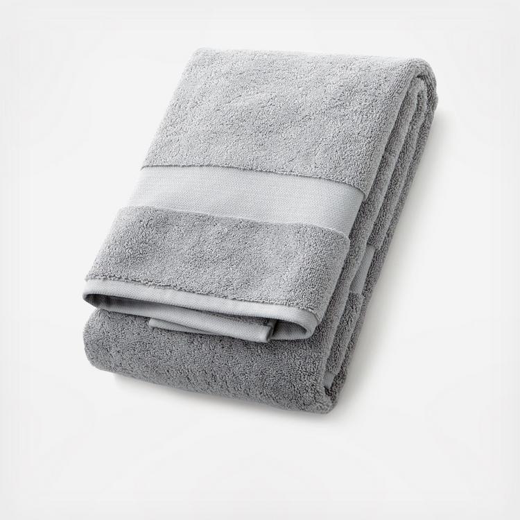 Organic Turkish Cotton Slate Grey Bath Towels