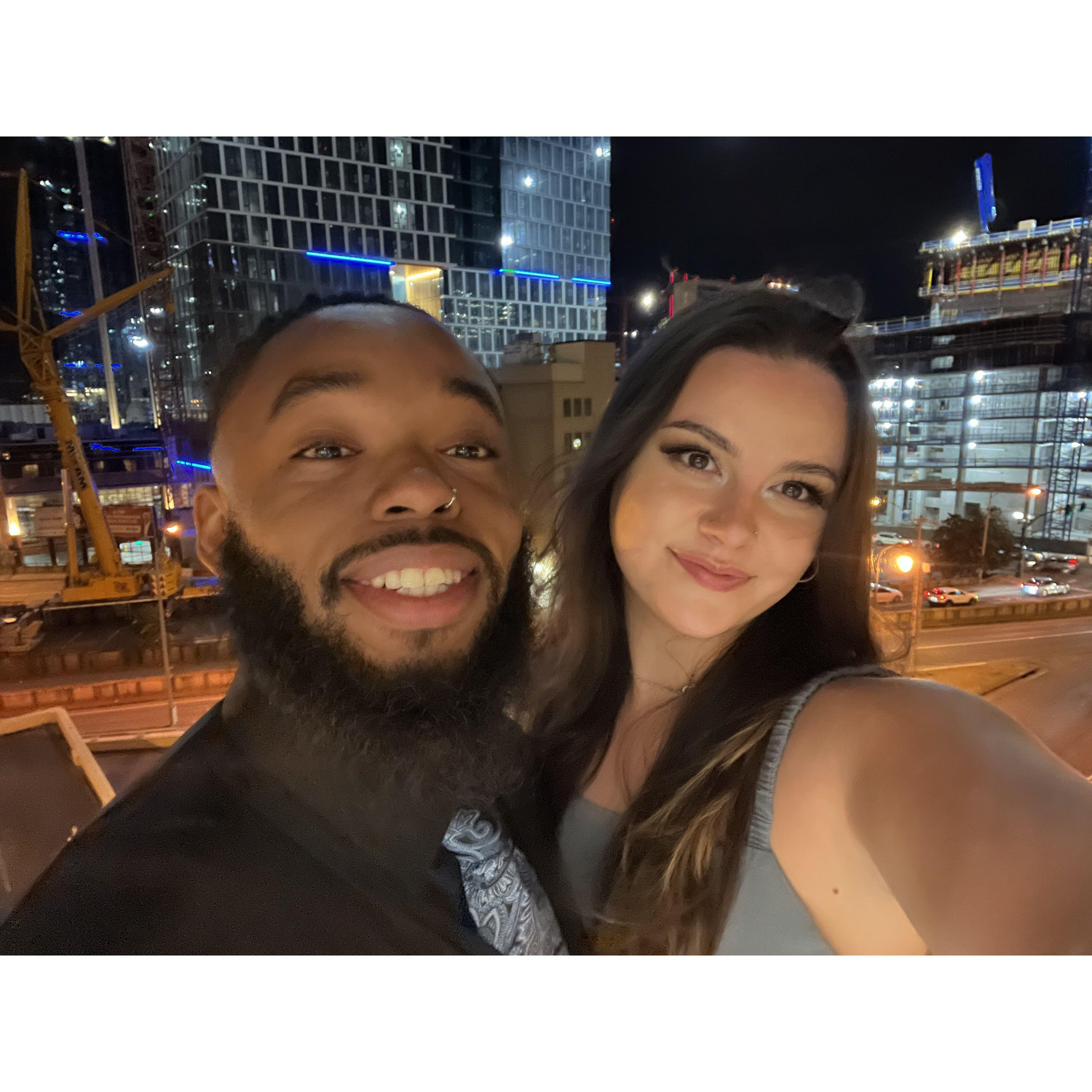 A student event Gregory was invited to had us on a roof in downtown Nashville. Victoria was still living in Troy, AL