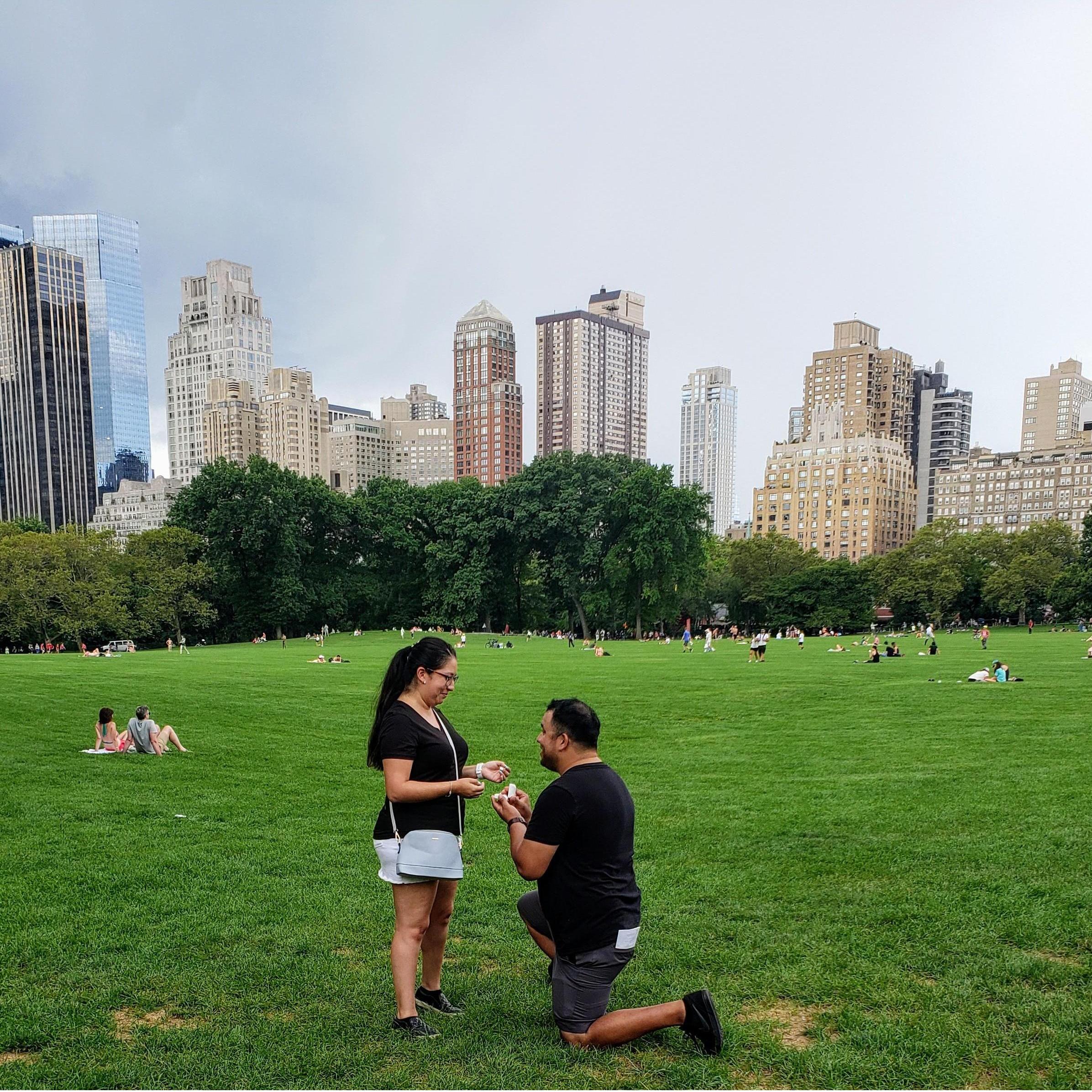8/9/2019 - A beautiful day in New York where he asked and I said yes!