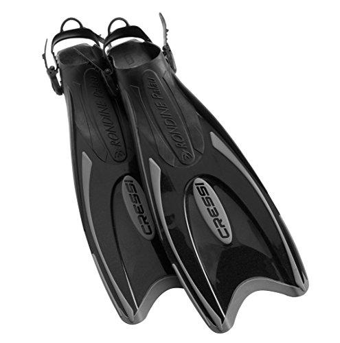 Snorkeling Adjustable Fins - Long Versatile Open Heel Flippers - PALAU LAF made in Italy by Cressi: quality since 1946