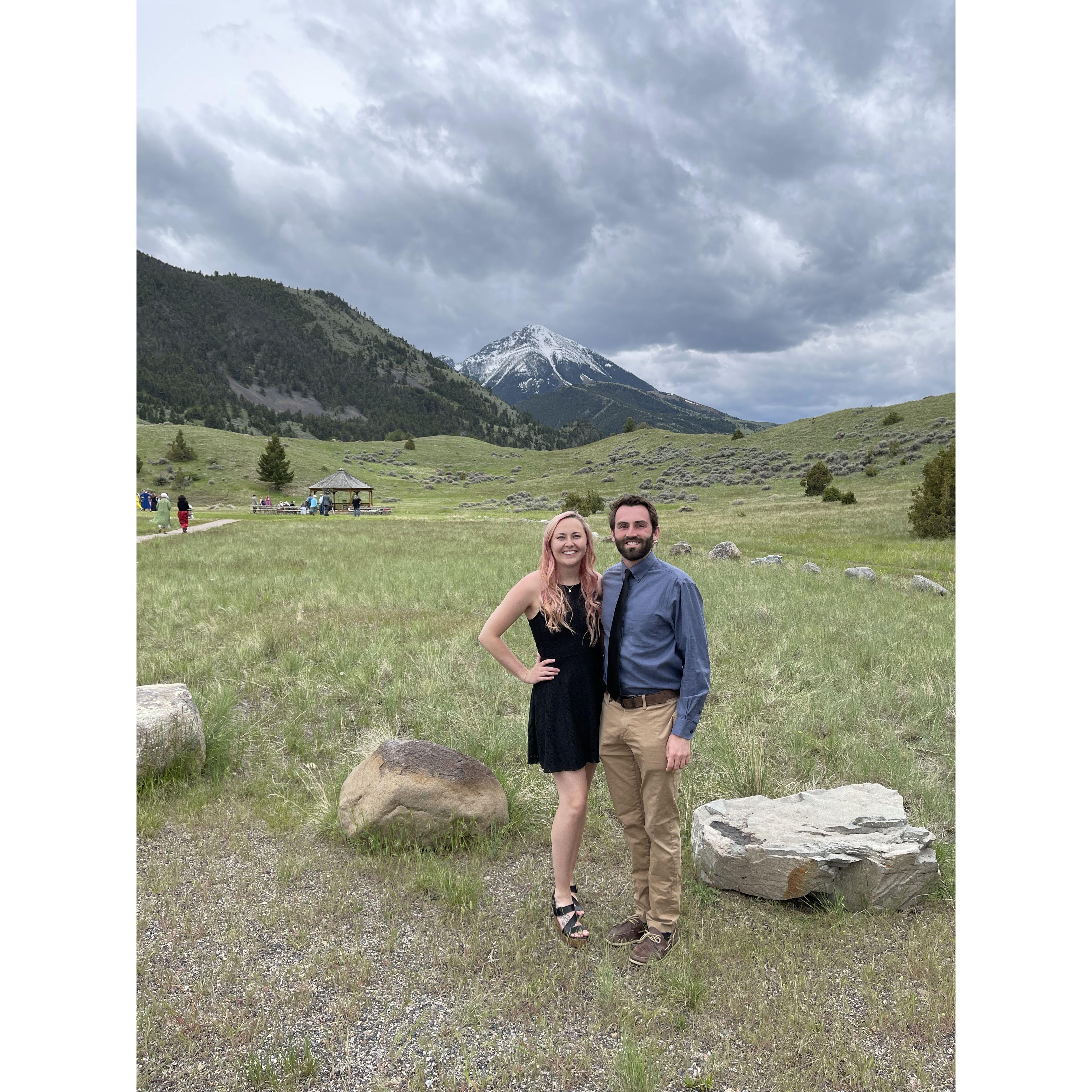 Attending a wedding - Montana - June 2022