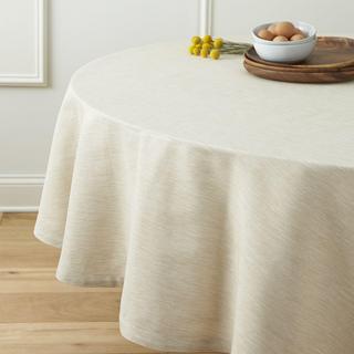 Aspen Cotton Round Tablecloth
