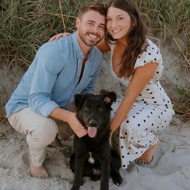 Watch Palmer on our honeymoon🐾