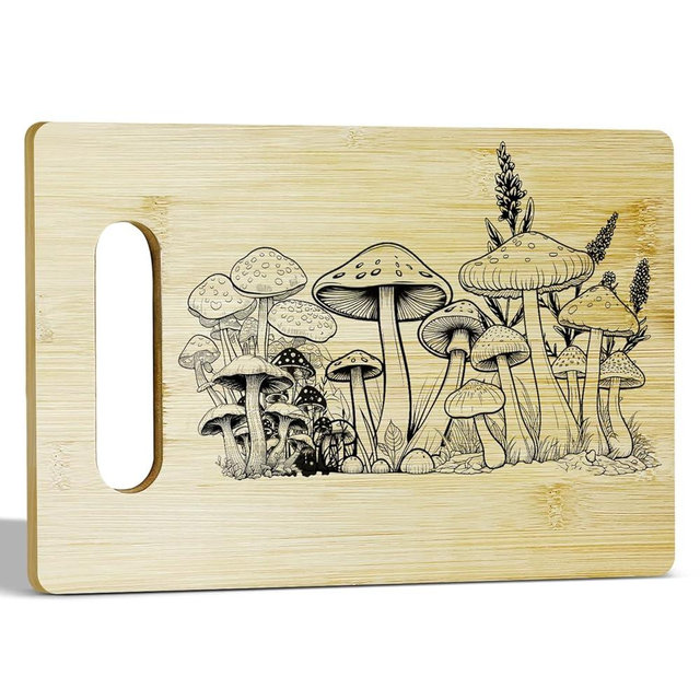Mushroom Cutting Boards Mushroom Gifts Mushroom Kitchen Decor Gifts for Women Men Housewarming Gifts New Home Women Kitchen Essentials - Cutting Board 63