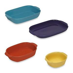 CW by CorningWare®  4-Piece Bakeware Set