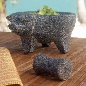 Preseasoned Pig Molcajete