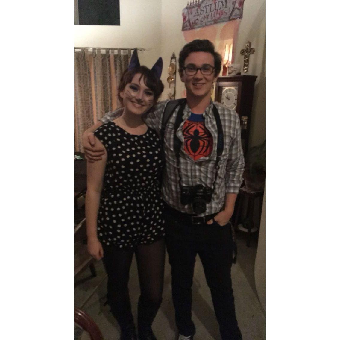 Couldn't afford a legit Spider-Man costume I guess (Halloween 2016)