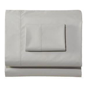 L.L. Bean 280-Thread-Count Pima Cotton Percale Sheet Set | Size: King | Color: Vapor Gray