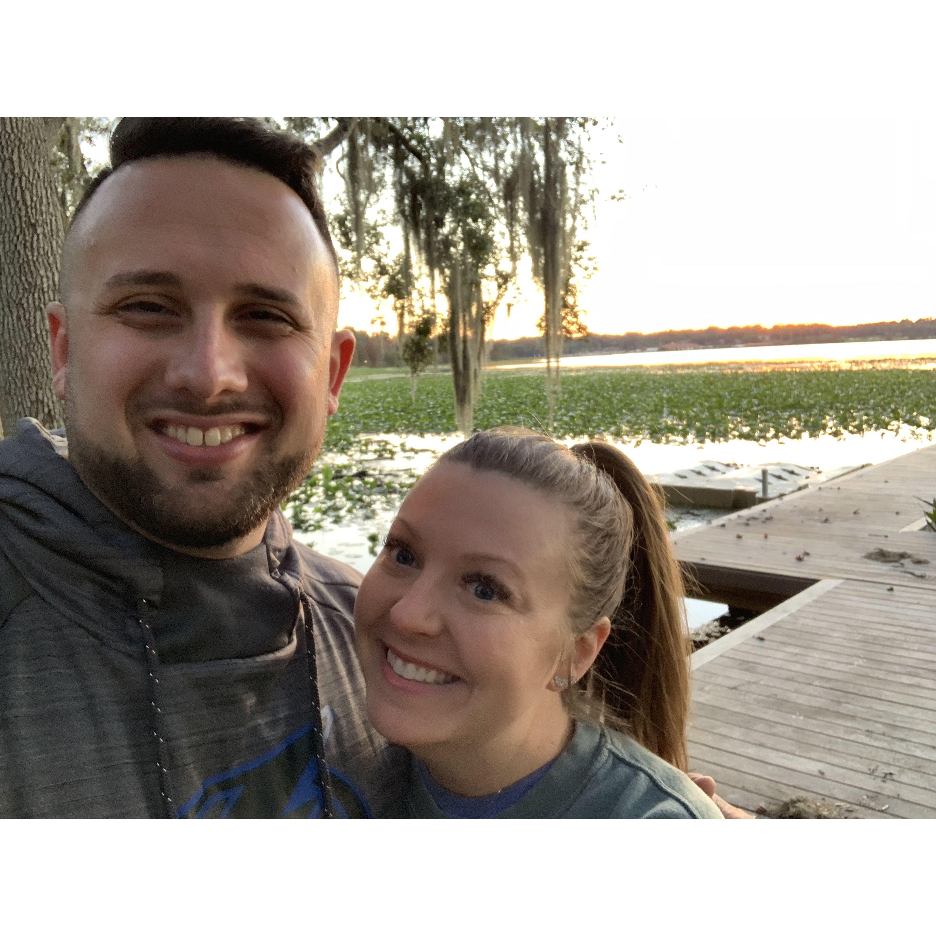 Sunset walks around Lake Hollingsworth