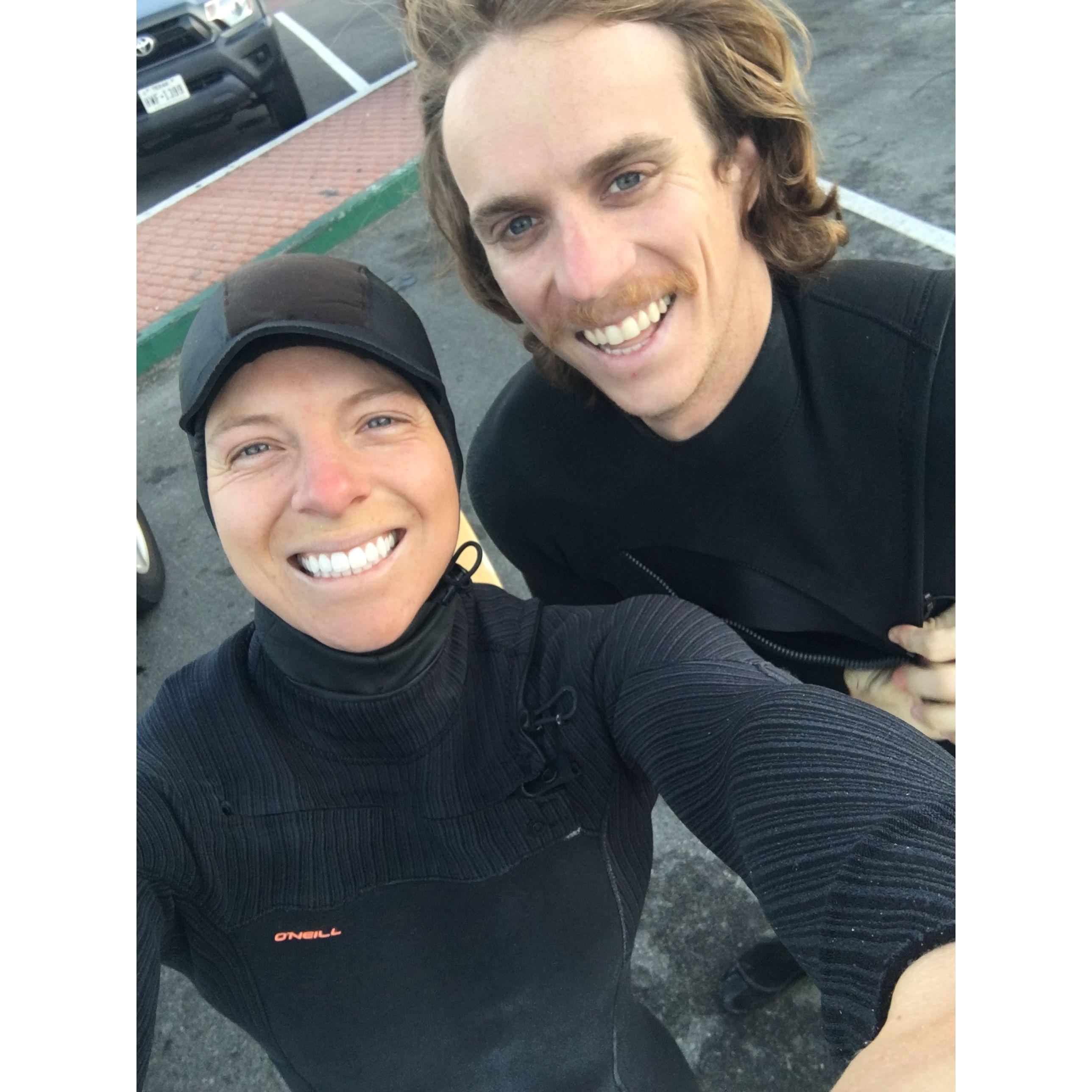 Winter dawn patrol mornings 🥶