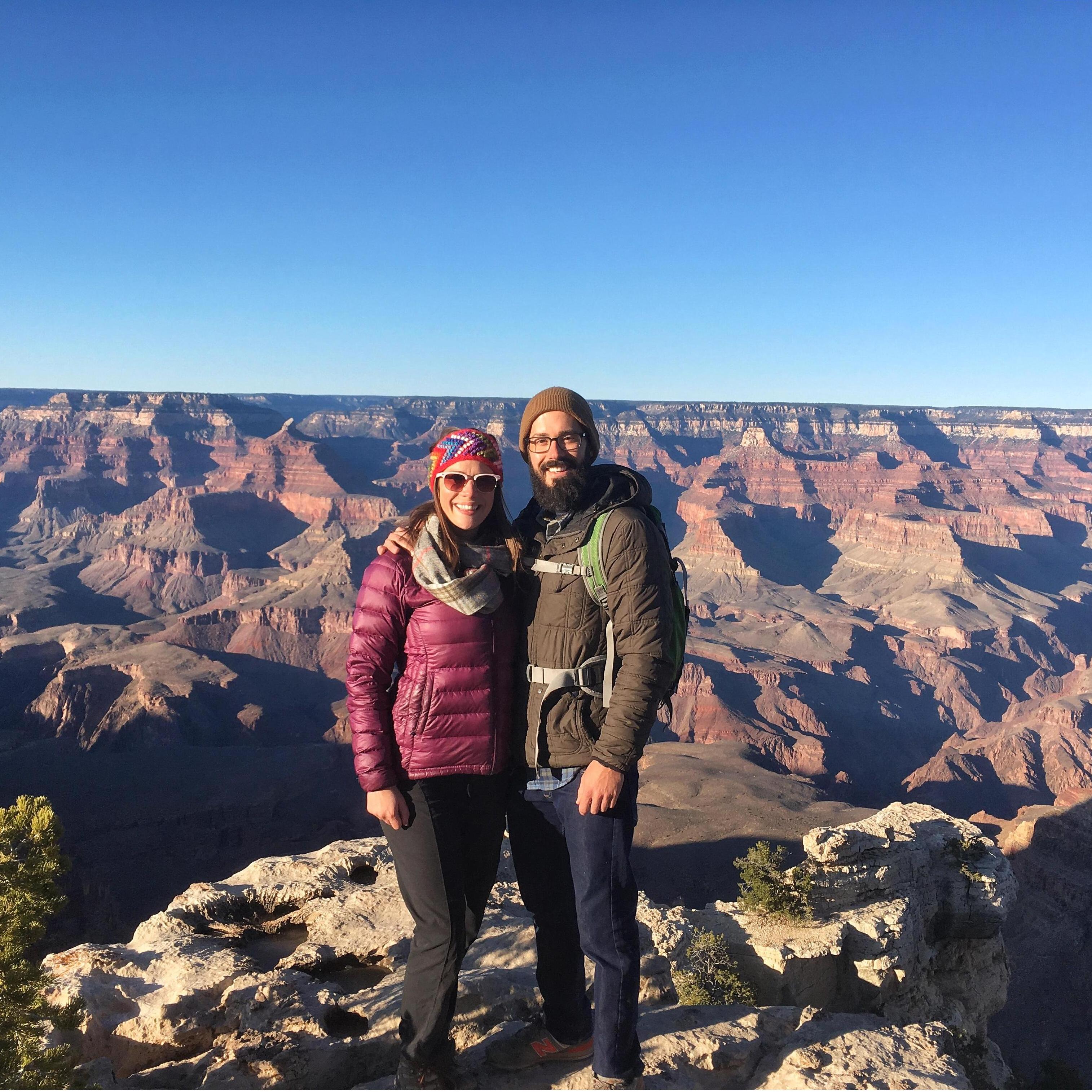 Our first trip together to the Grand Canyon