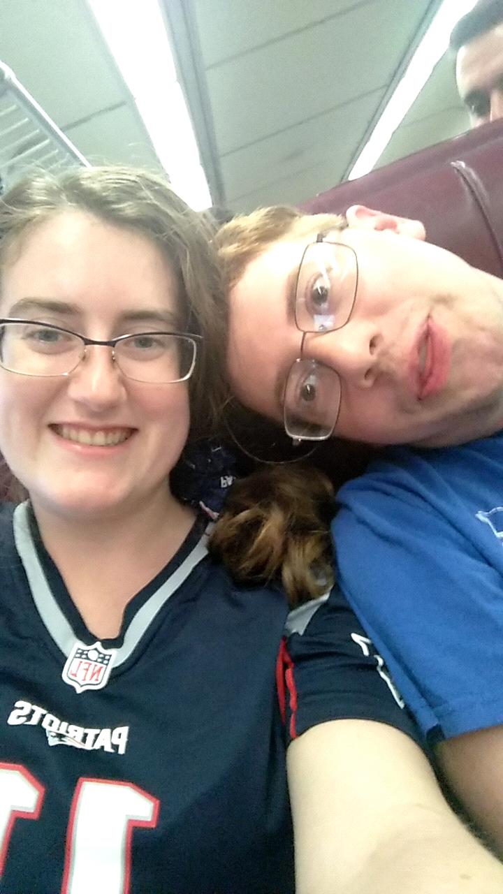 Patriots tickets are the best birthday presents! - August 2019