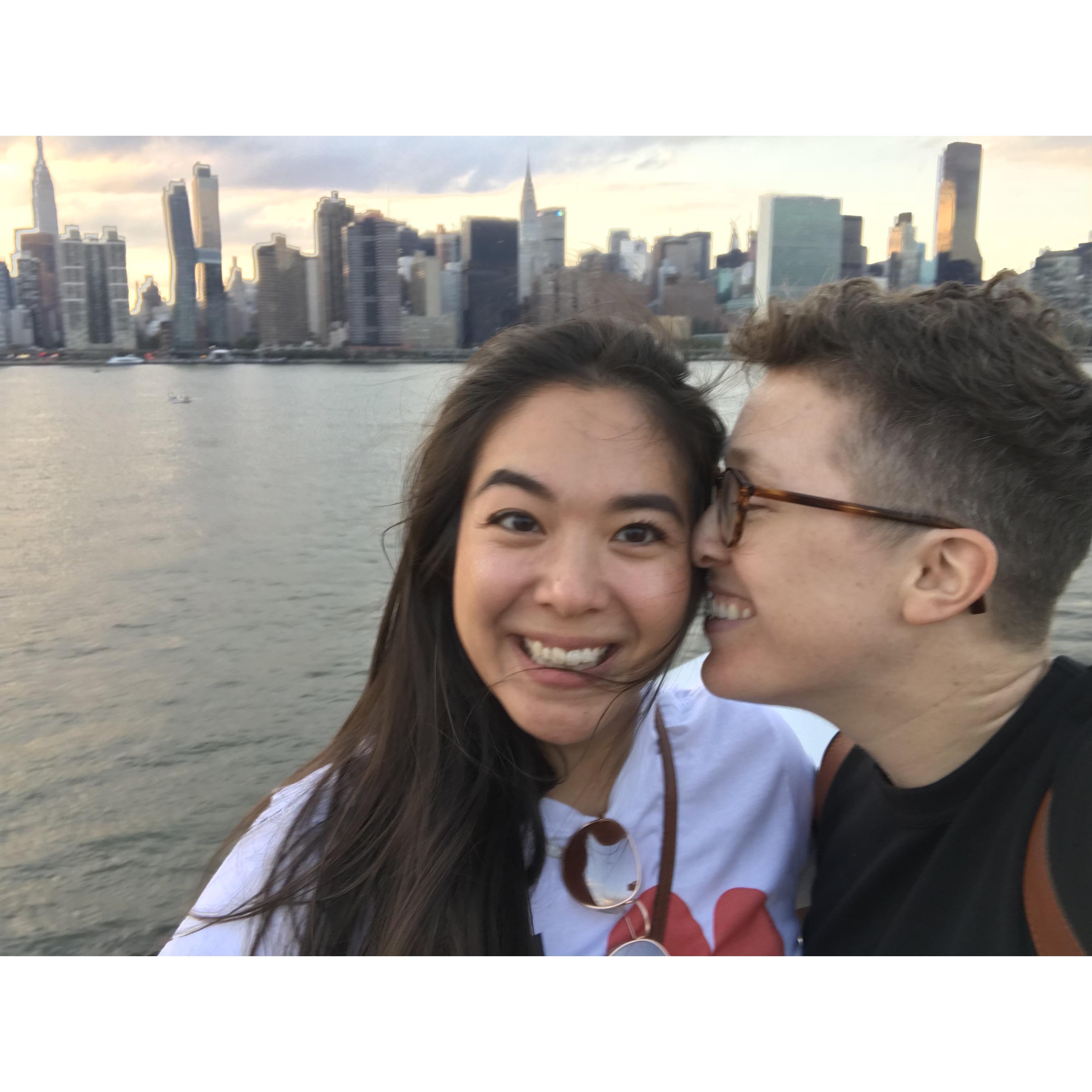 Our favorite park, and where I came back to ask her a very important question - 2018