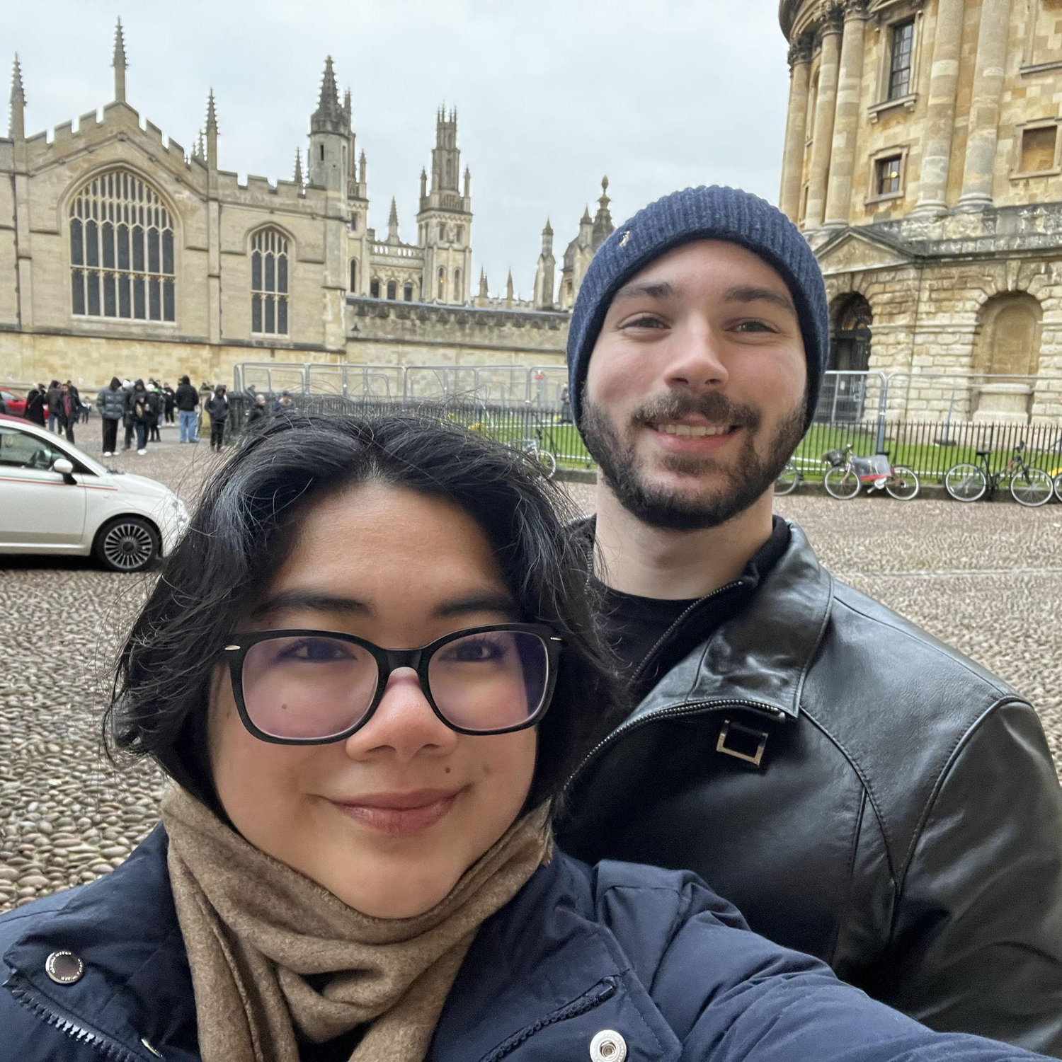 1.19.25. Our adventure to Oxford, UK, the day after Evan proposed.