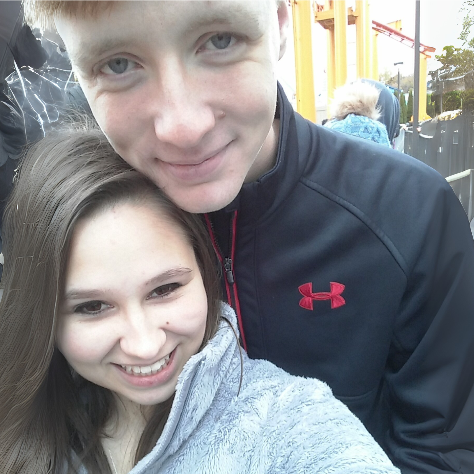 Our first real date! Cedar Point, 2016