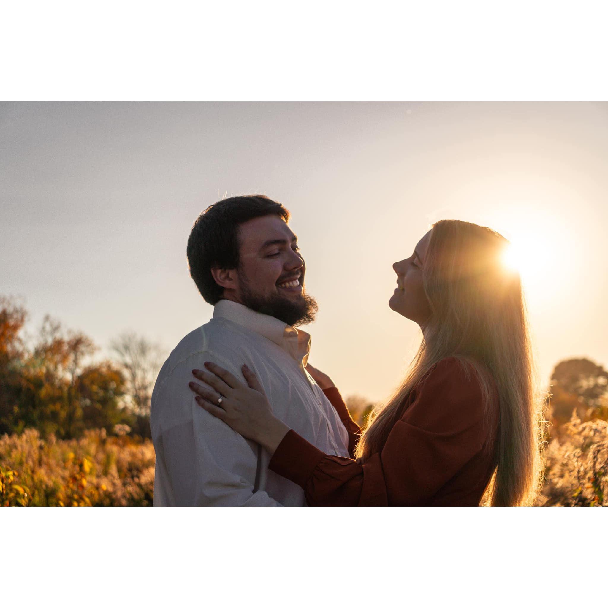 Engagement Photo at Laudholm Farm