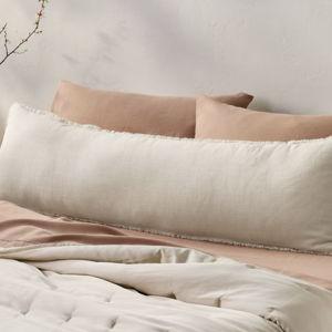 Lumbar Heavyweight Linen Blend Throw Pillow - Casaluna™