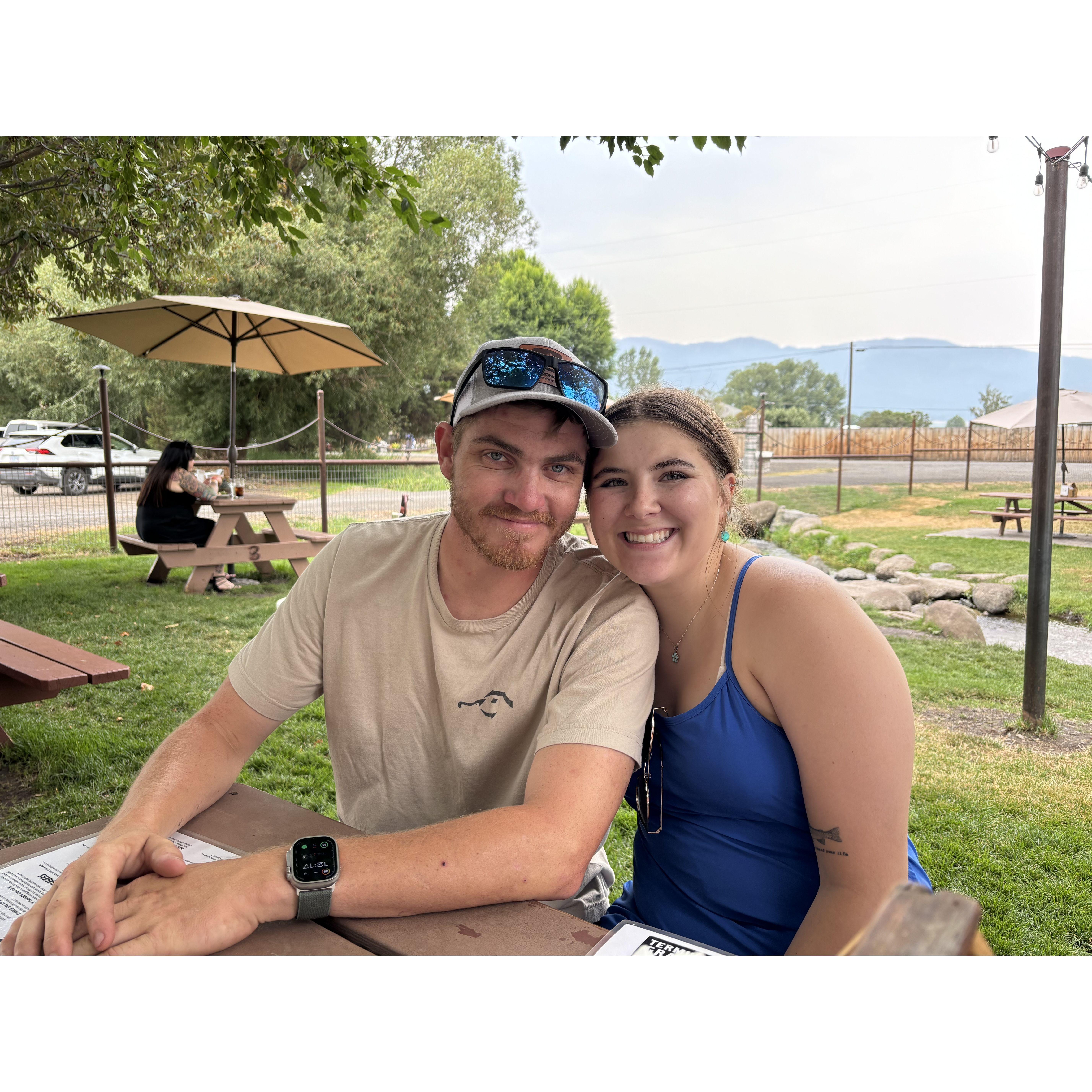 This was our first trip to the family cabin where Rollin became obsessed with Terminal Gravity ESG beer.