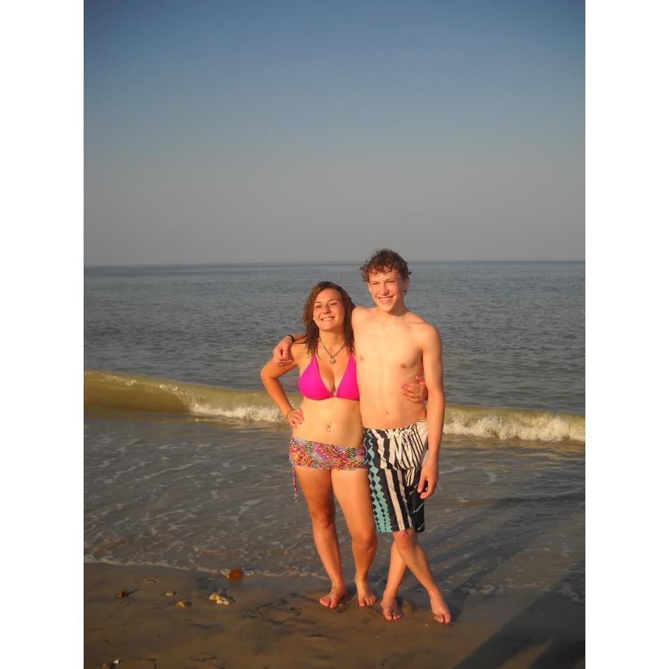 Kaitlin and Todd (Bride & Brother of the Bride) A rare moment of non-pestering at the beach 2012