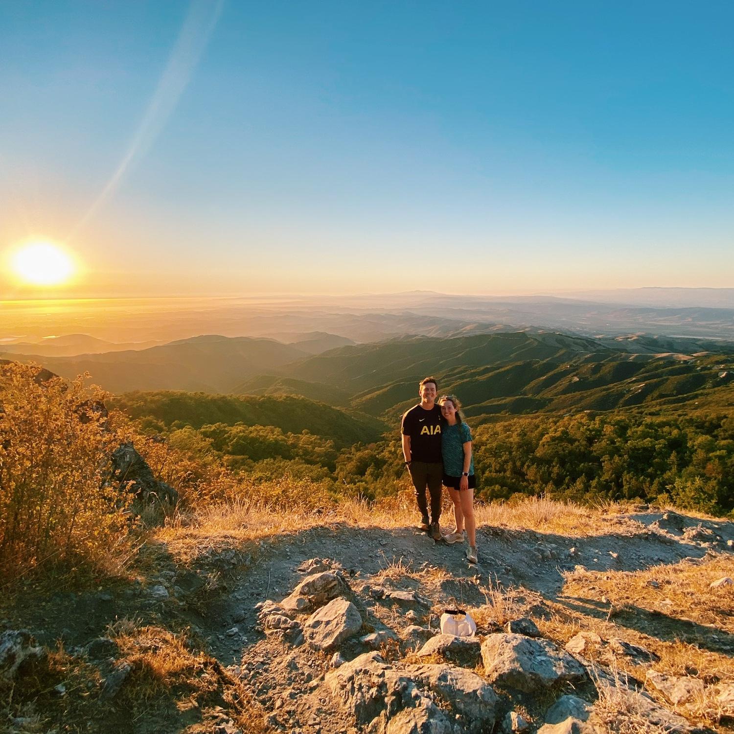 Sunset in Fremont Peak State Park in CA