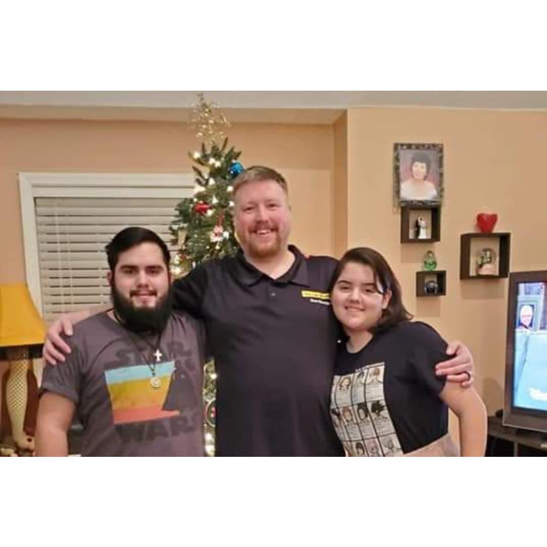 Happy holiday photo.