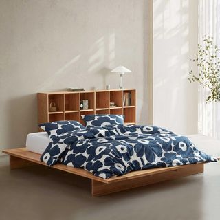 Unikko Cotton Percale 3-Piece Duvet Cover Set