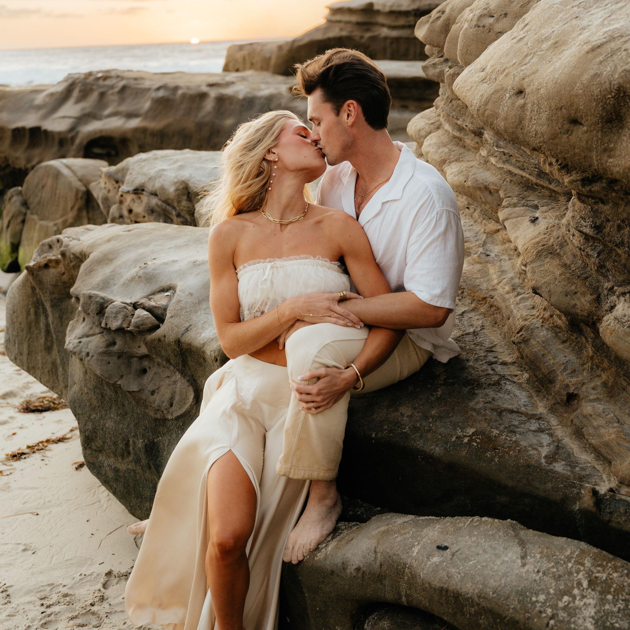 engagement photos in La Jolla, CA