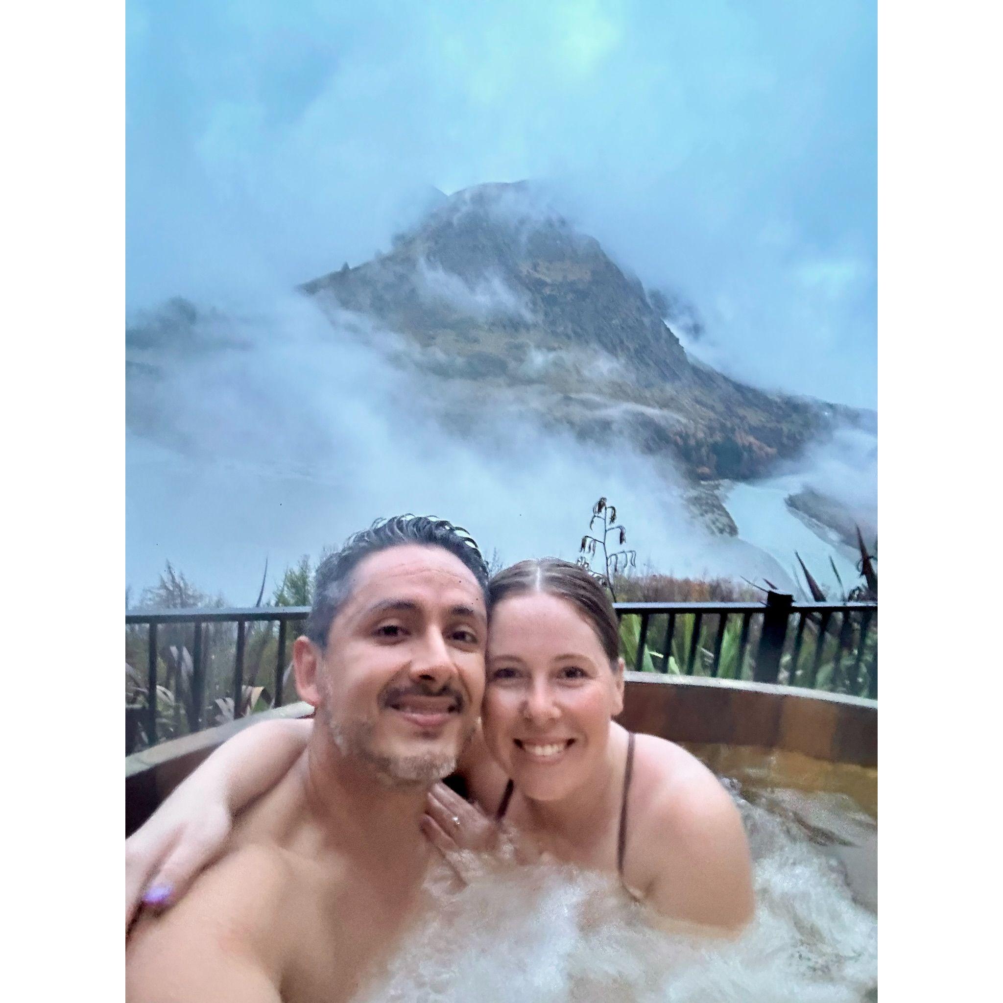 A traditional private onsen in Queenstown, New Zealand
