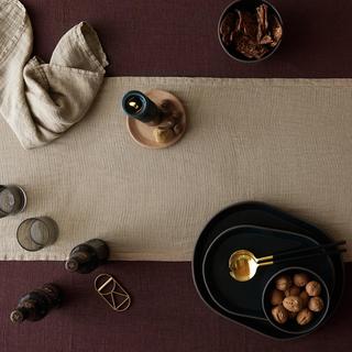 Linen Waffle Table Runner