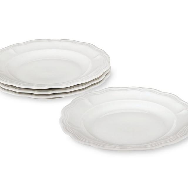 Pillivuyt Queen Anne Porcelain Dinner Plate, Each