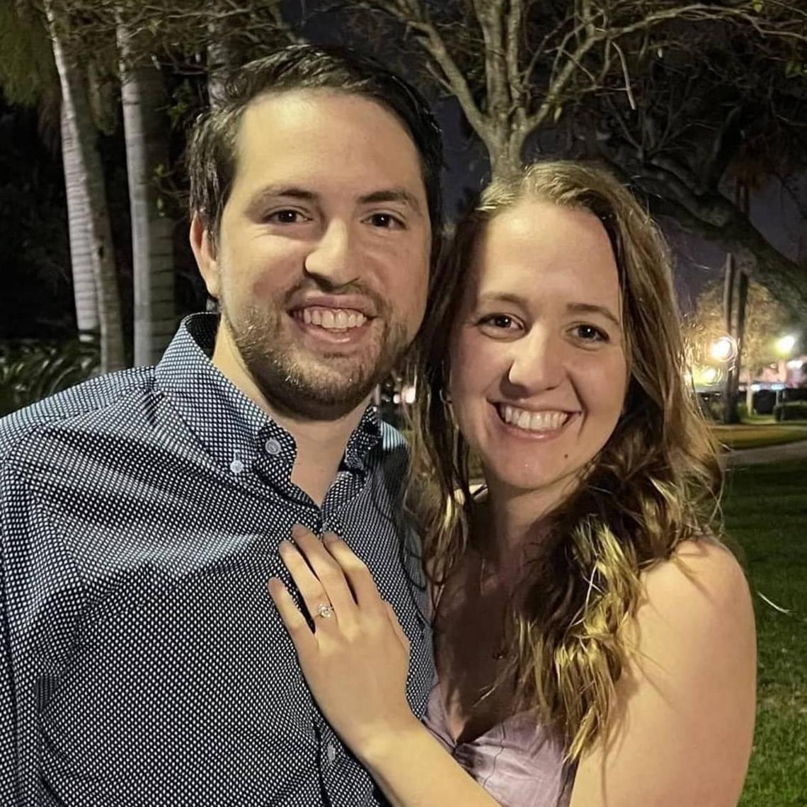 The night we got engaged.