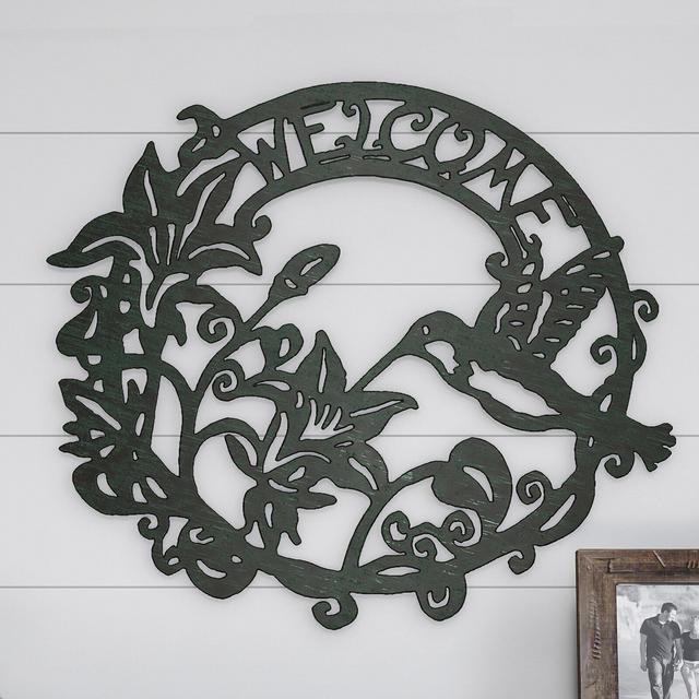 "Welcome" Wreath Wall Decor
