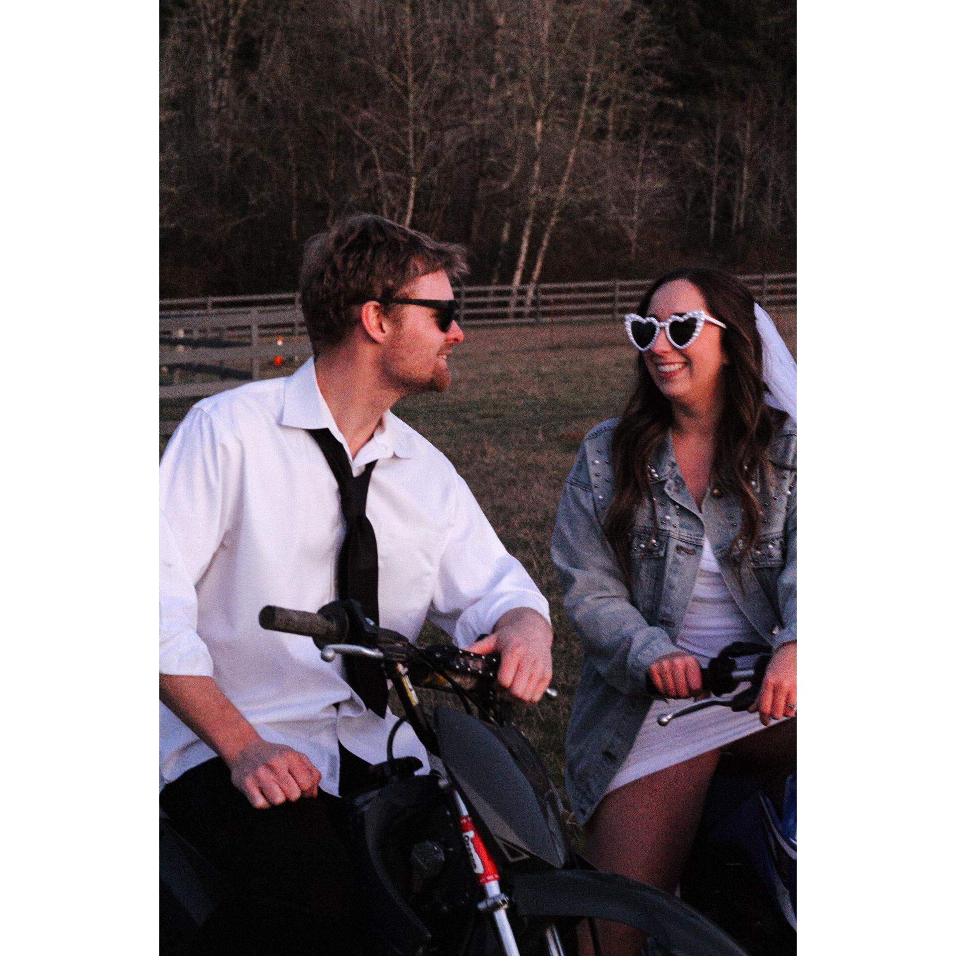 "Save the date" photoshoot