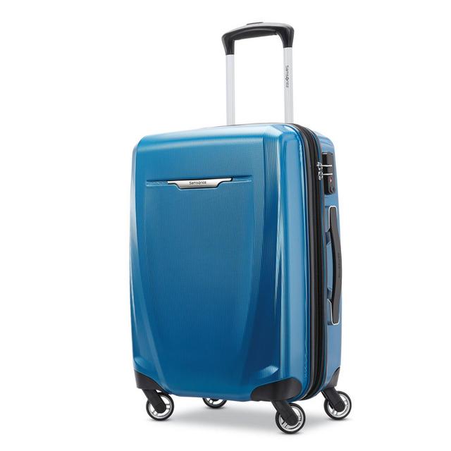 Samsonite® Winfield 3 DLX 20-Inch Hardside Spinner Carry On Luggage in Blue/Navy