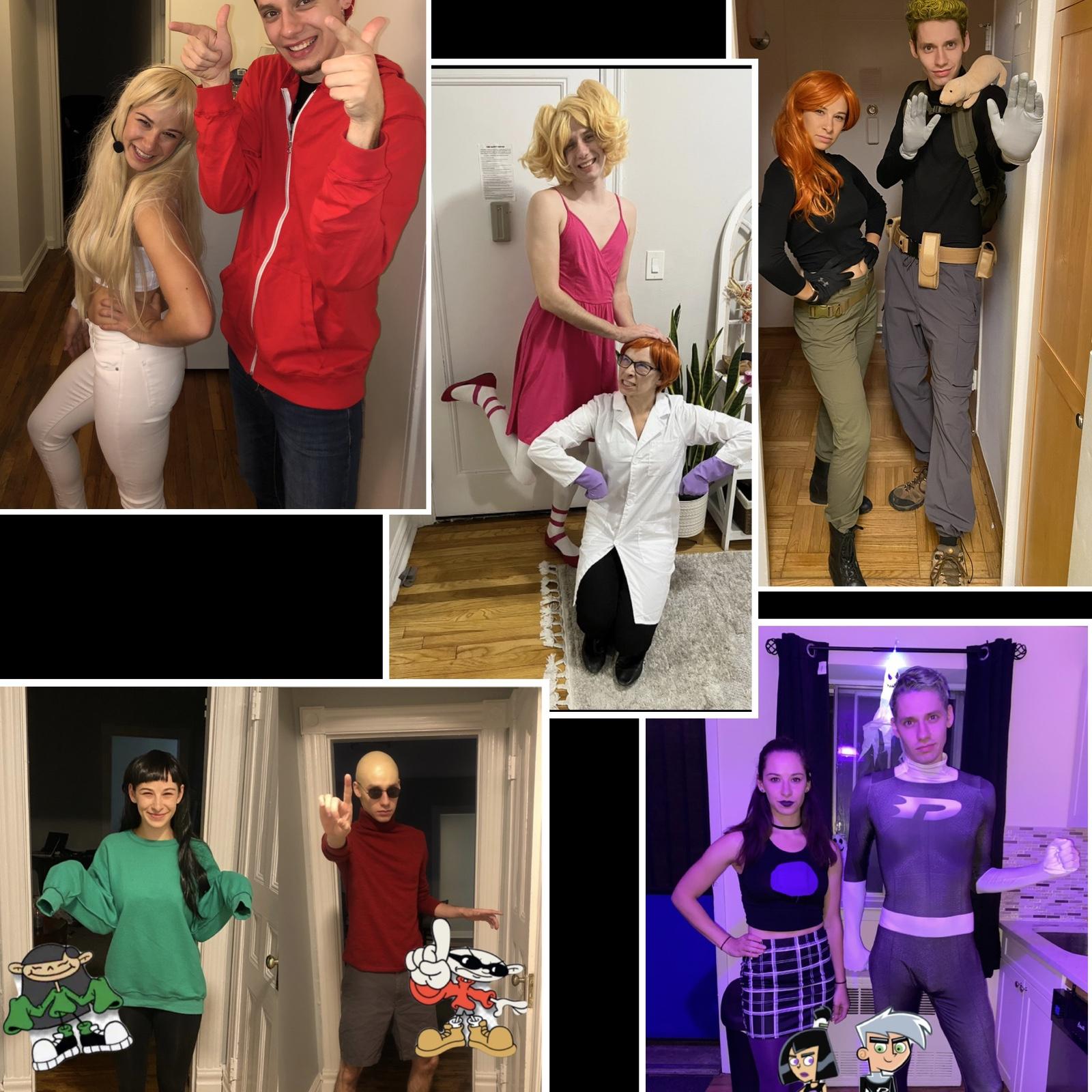 Our pride and joy, putting too much effort into our Halloween costumes