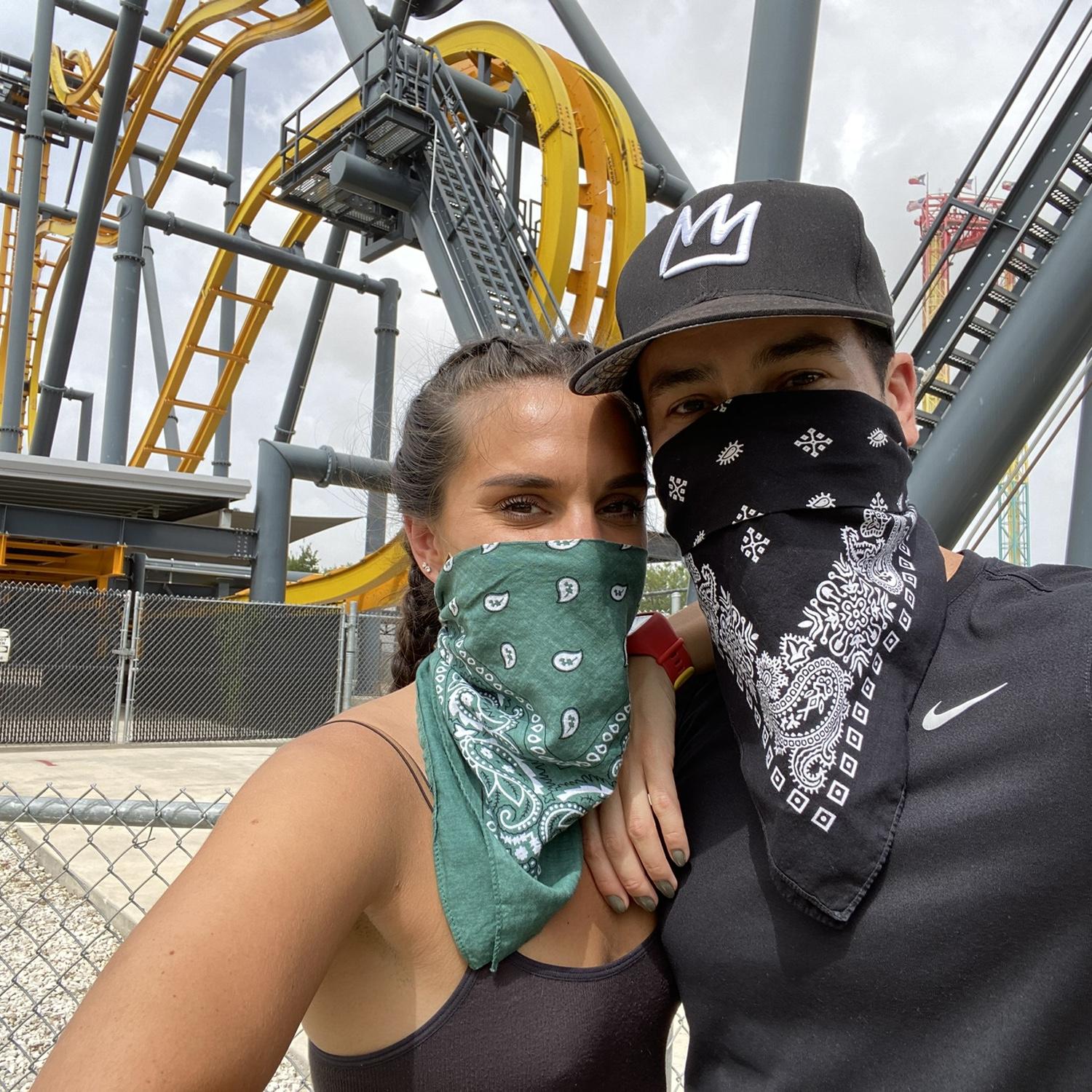 Date at Six Flags in the early days of the pandemic