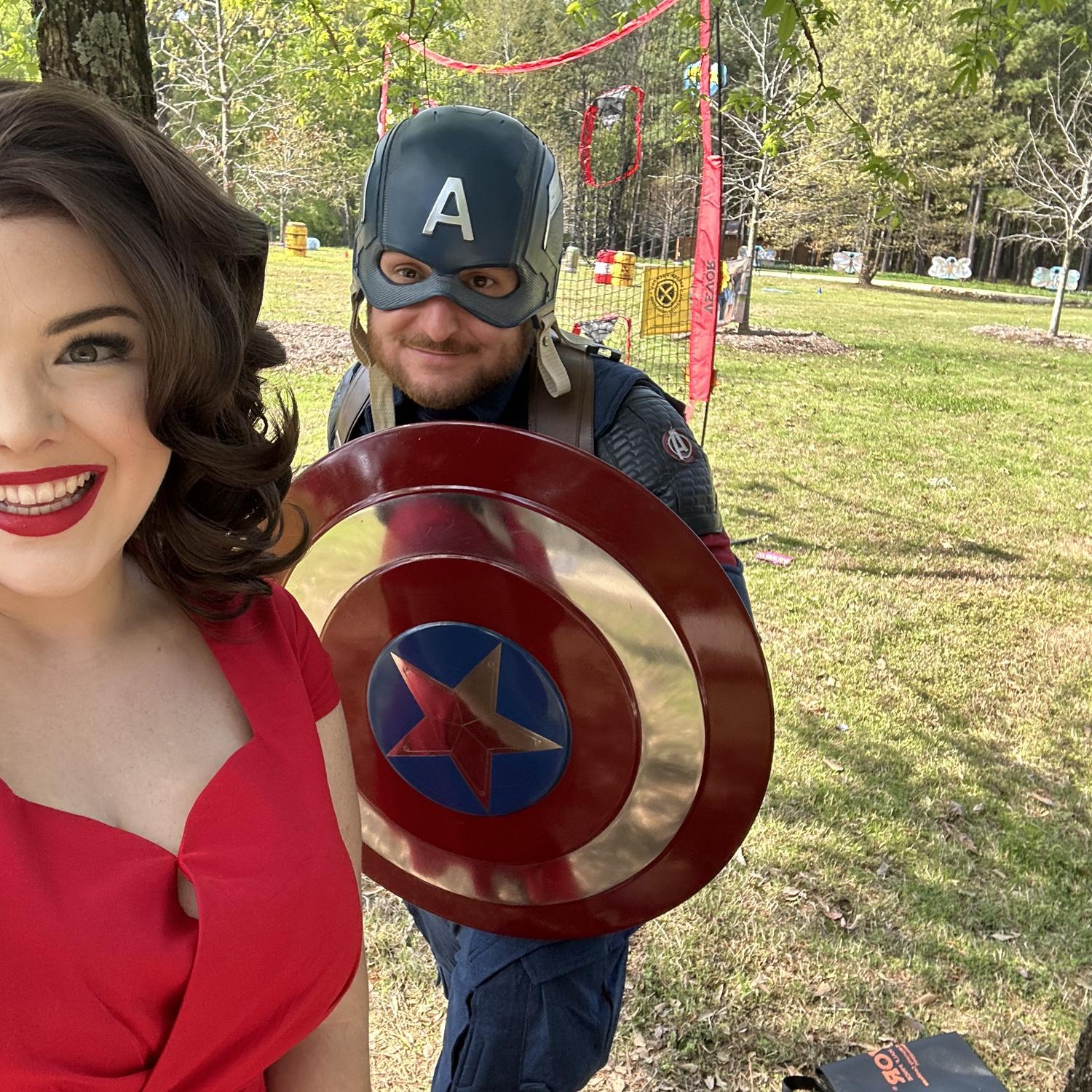 Captain America & Agent Peggy Carter for DC V Marvel! 🇺🇸