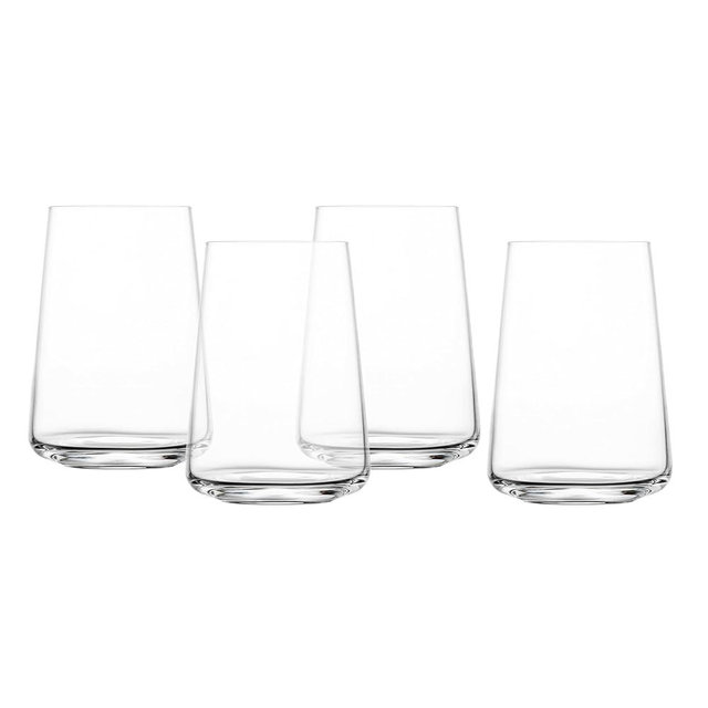 Schott Zwiesel MioVino German Made Crystal Glass, 14 Oz. Tumbler (Set of 4), Clear