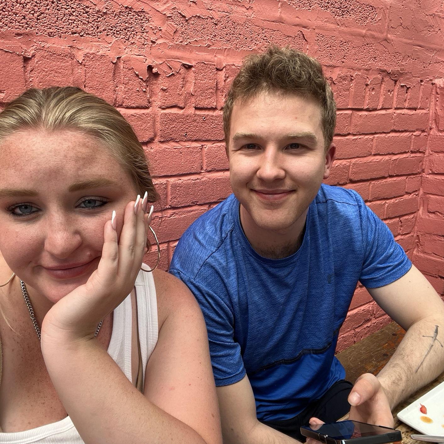 Lunch at a Mexican restaurant in London